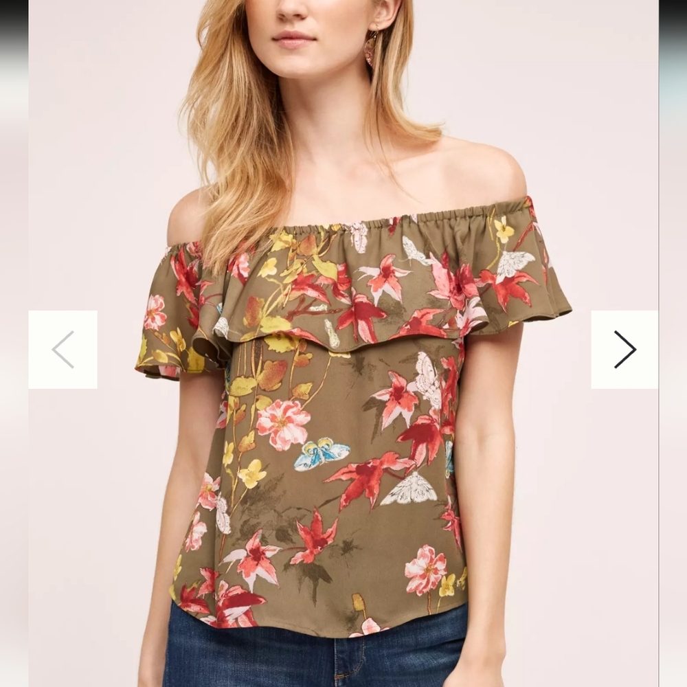 Maeve Vallita Off-The-Shoulder Blouse